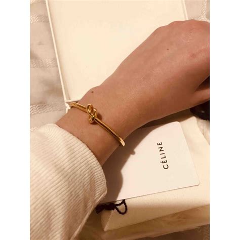 celine knot bracelet|second hand celine bracelets.